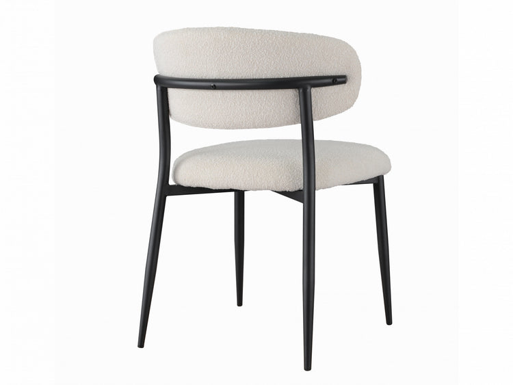 Milan Dining Chair Off White Set of 2