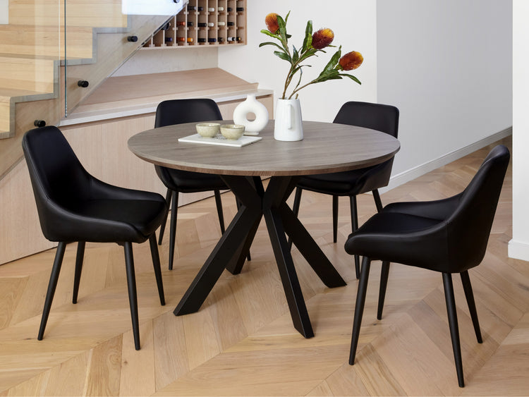 Nash Dining Chair Black Set of 2
