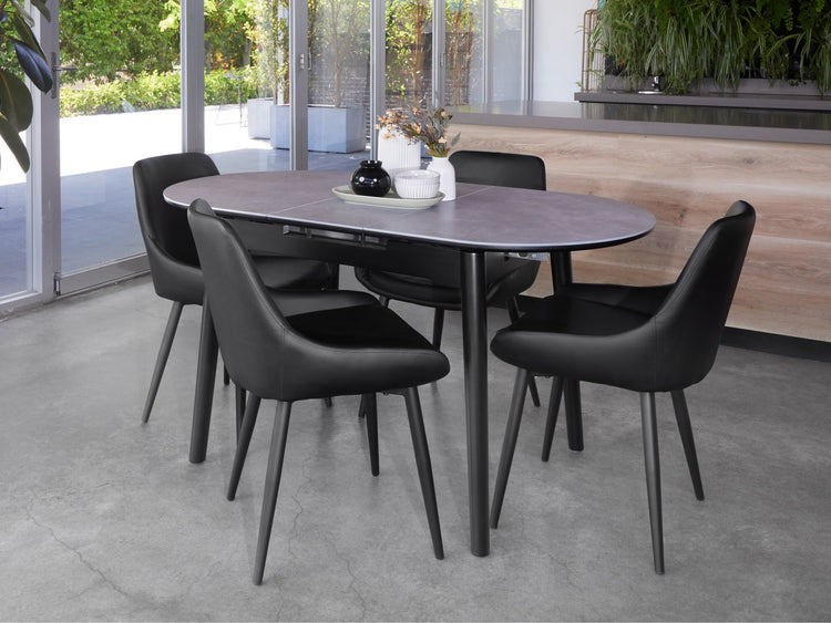Nash Dining Chair Black Set of 2