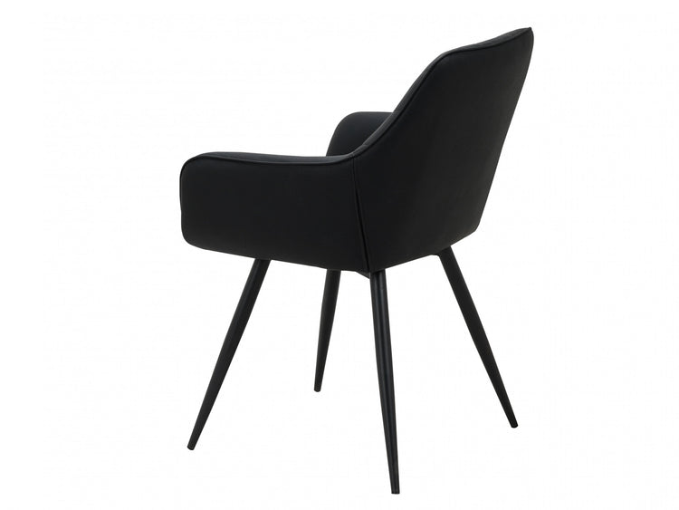 Zeus Dining Chair Black Set of 2