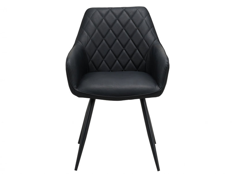 Zeus Dining Chair Black Set of 2