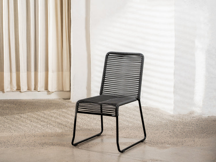 Lido Outdoor Chair Charcoal
