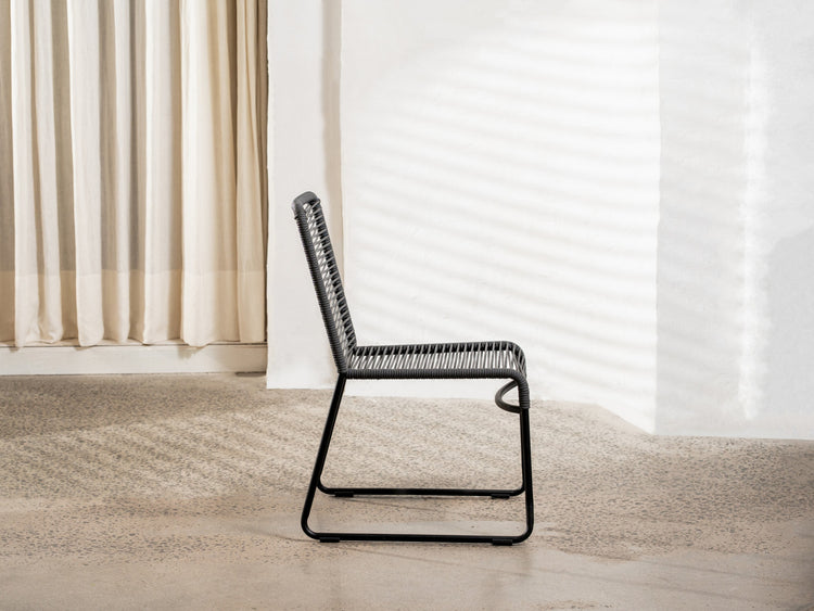 Lido Outdoor Chair Charcoal