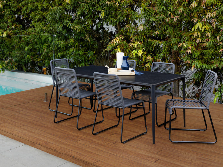 Lido Outdoor Chair Charcoal