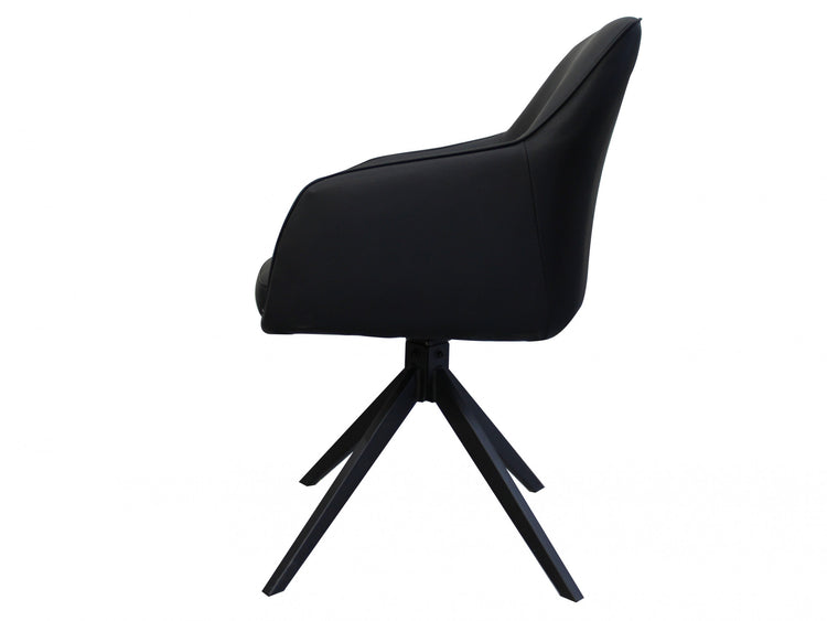 Oscar Dining Chair Black Set of 2
