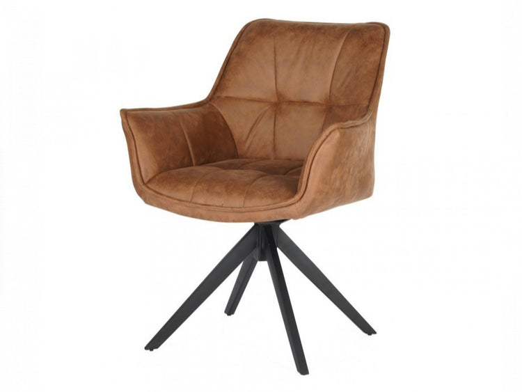 Bella Dining Chair Cognac Set of 2