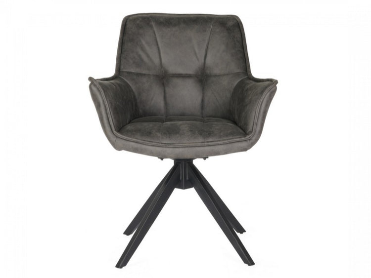 Bella Dining Chair Grey Set of 2