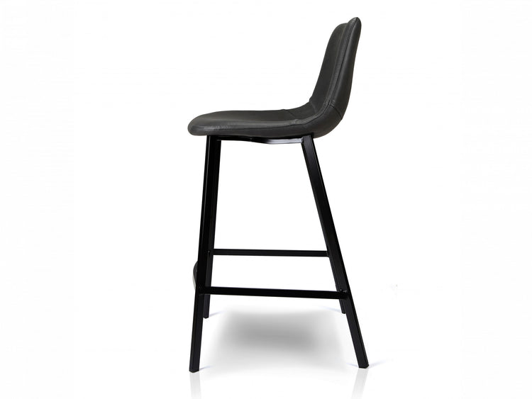 Hugo Bar Stool Antique Black Set of 2