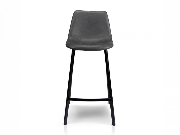 Hugo Bar Stool Antique Black Set of 2