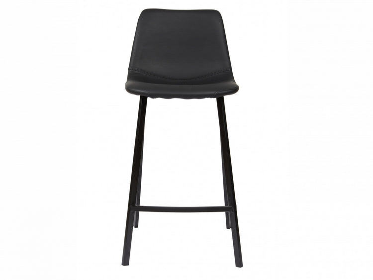 Hugo Bar Stool Black Set of 2