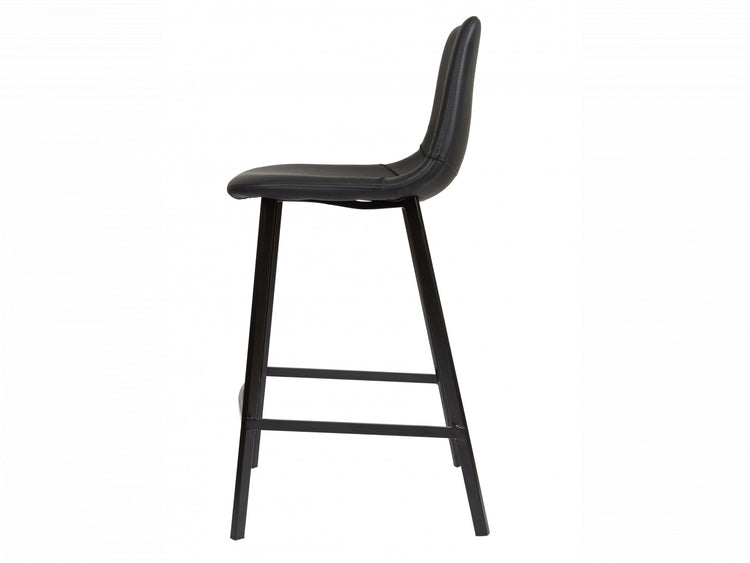 Hugo Bar Stool Black Set of 2