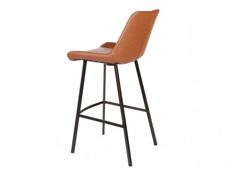 Flynn Bar Stool Antique Cognac Set of 2