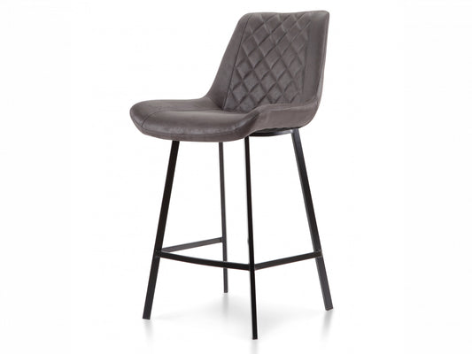 Flynn Bar Stool Charcoal Set of 2