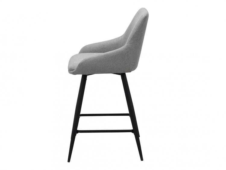 Ashton Bar Stool Silver Grey Set of 2