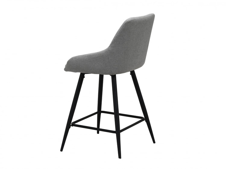 Ashton Bar Stool Silver Grey Set of 2