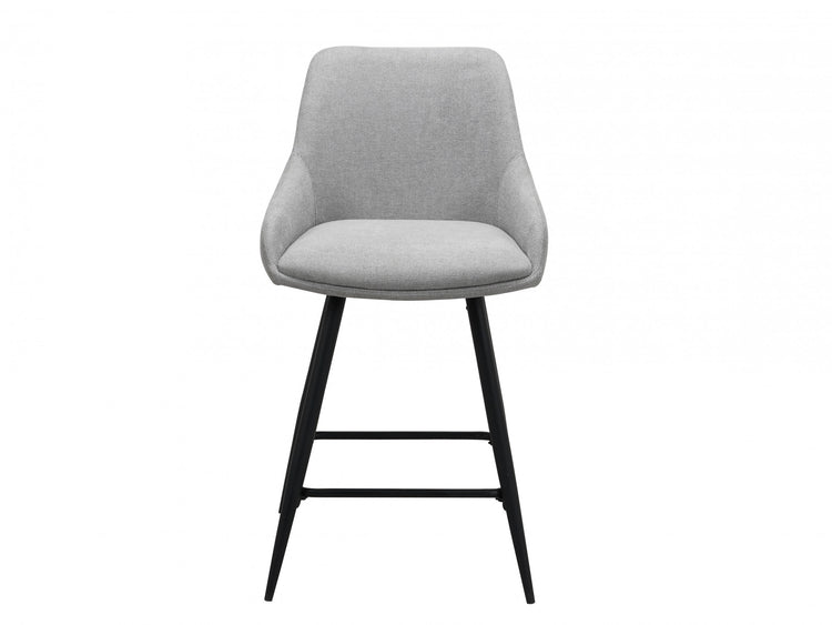 Ashton Bar Stool Silver Grey Set of 2