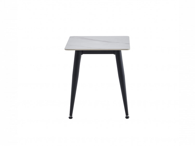 Bentley Side Table Matte Snow White Ceramic