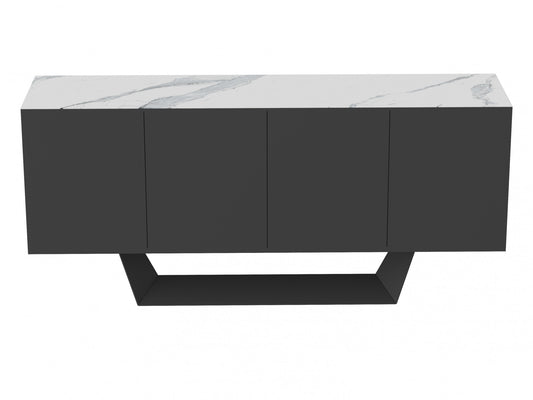 Symphony Sideboard Marmo Ceramic / Black MDF