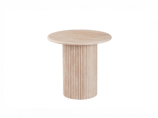 Pompeii Side Table Travertine