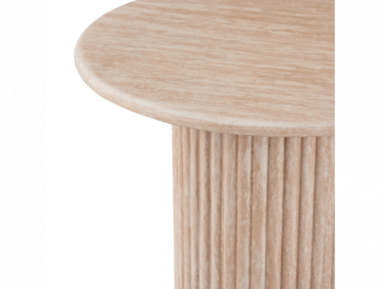 Pompeii Side Table Travertine