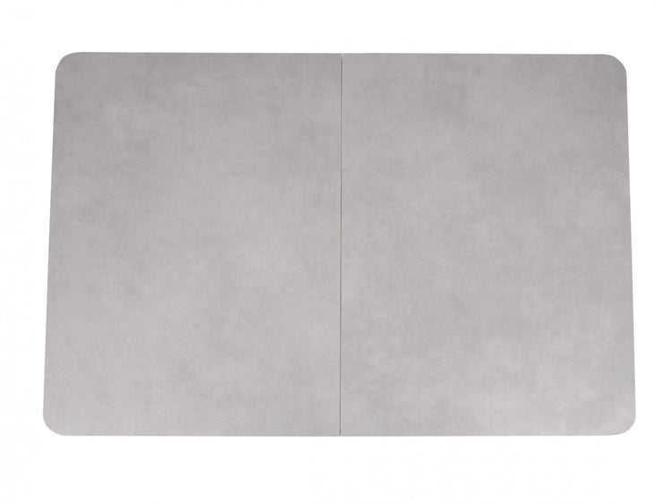 Norway Extension Dining Table Light Grey Ceramic