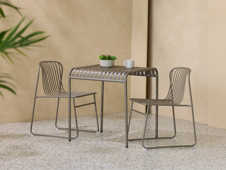 Swiss Dining Chair Cappuccino - CHAIRS Set of 2