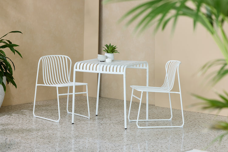 Swiss Dining Chair White - CHAIRS Set of 2
