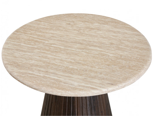 Crete Side Table Travertine