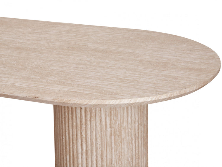 Milos Dining Table Limestone