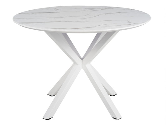 Villa Dining Table White Marble