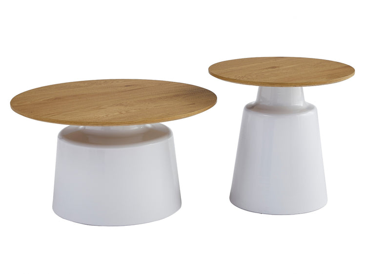 Coach Coffee Table Set Oak