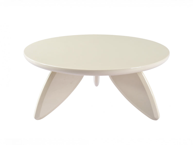 Peace Coffee Table Cream Gloss