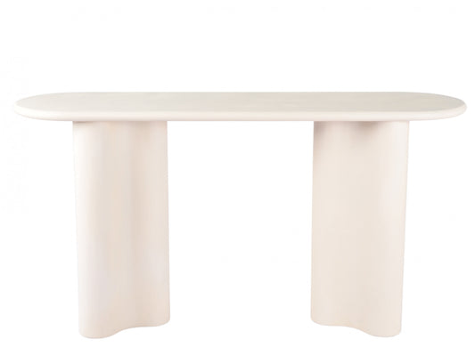 Coastal Console Table Pebble