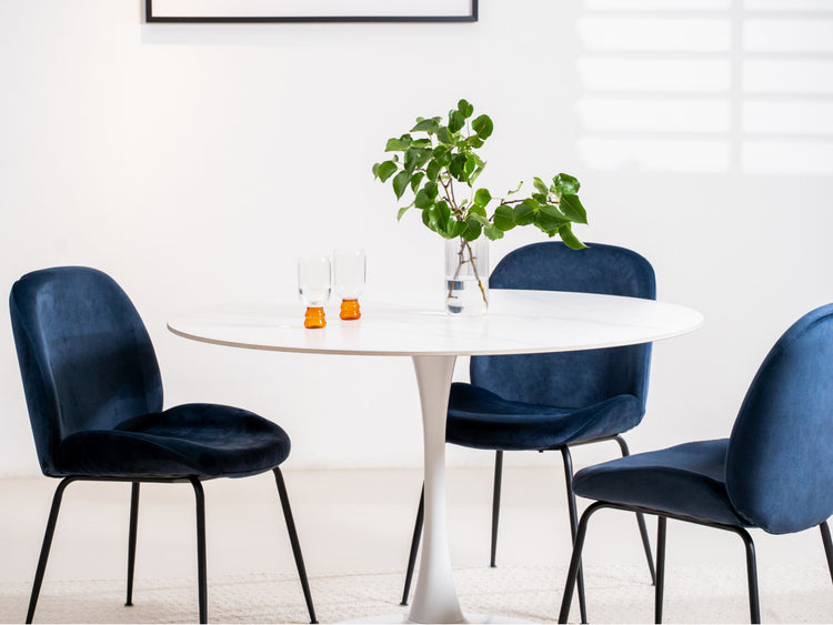 Scandi Large Dining Table Snow White