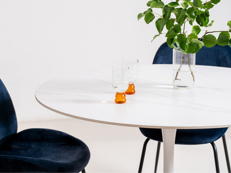 Scandi Large Dining Table Snow White
