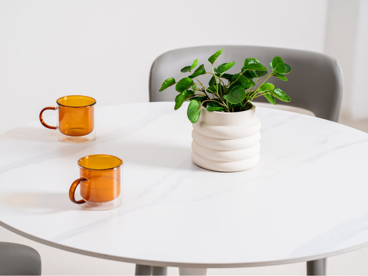 Scandi Medium Dining Table Snow White