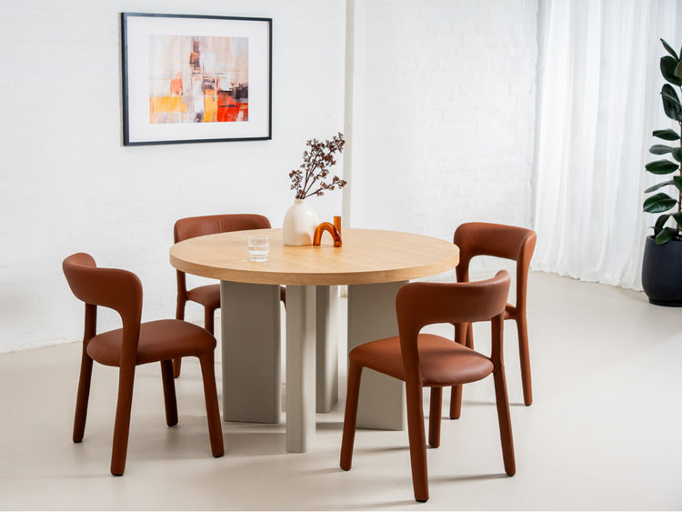 Madrid Dining Chair Tan Set of 2