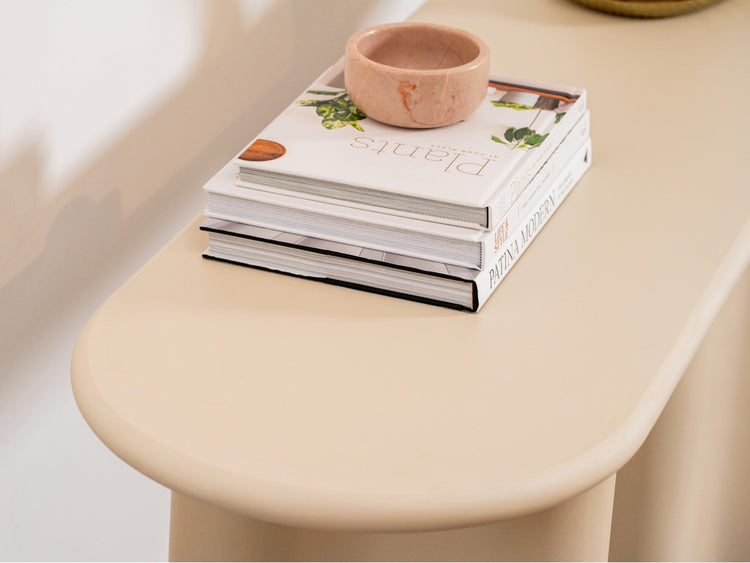 Coastal Console Table Pebble