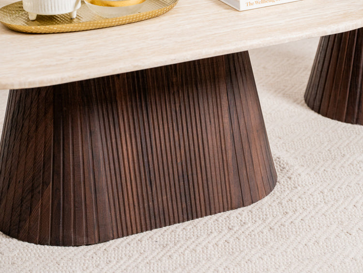 Crete Coffee Table Travertine