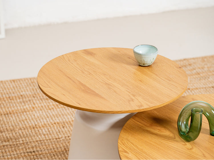 Coach Coffee Table Set Oak