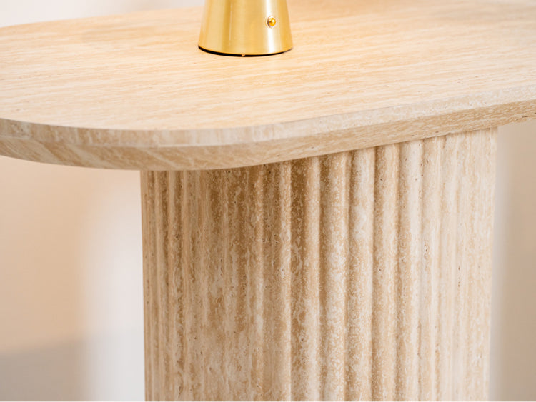 Milos Console Table Limestone