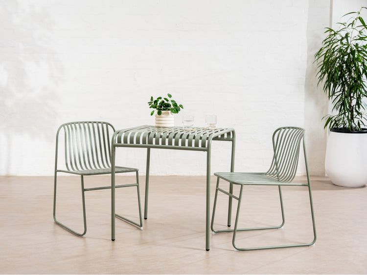 Swiss Small Dining Table Thyme Green