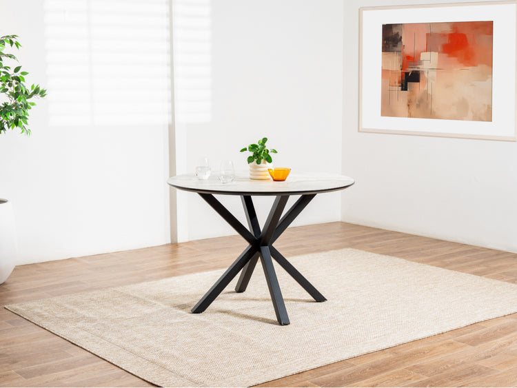 Villa Dining Table Grey Cloud