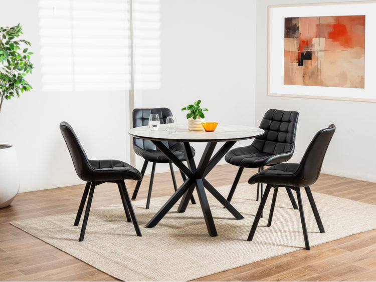 Villa Dining Table Grey Cloud
