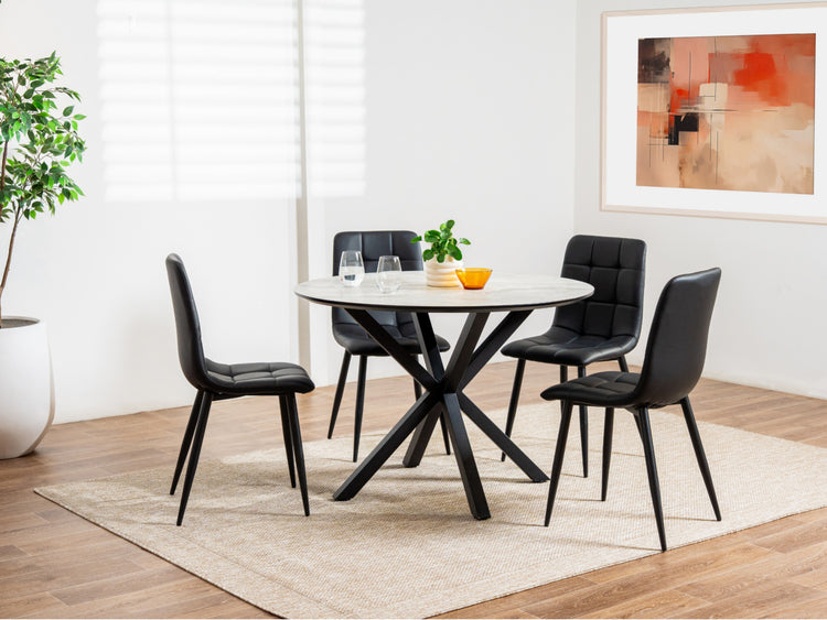 Villa Dining Table Grey Cloud