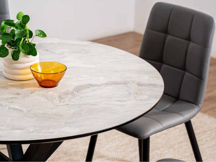 Villa Dining Table Grey Cloud