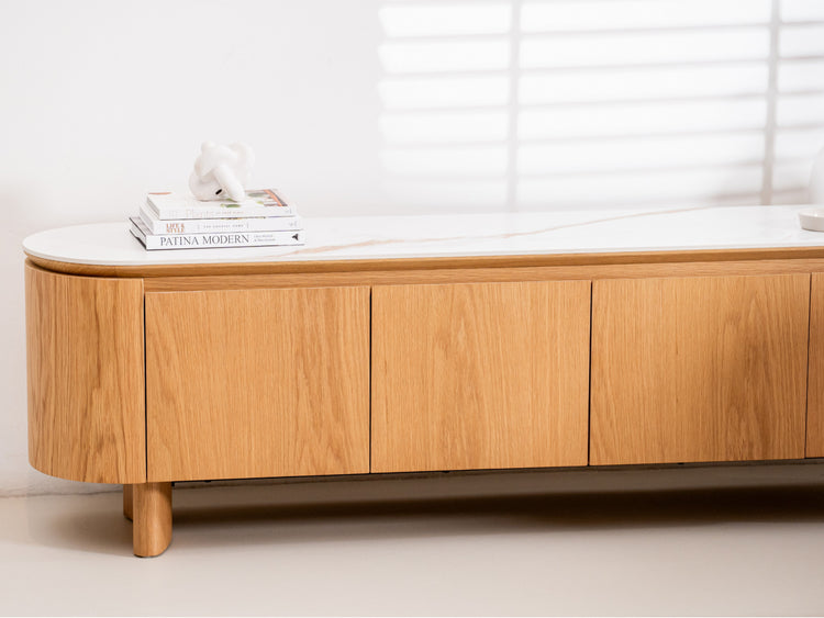 Lucerne TV Unit Natural With Ceramic