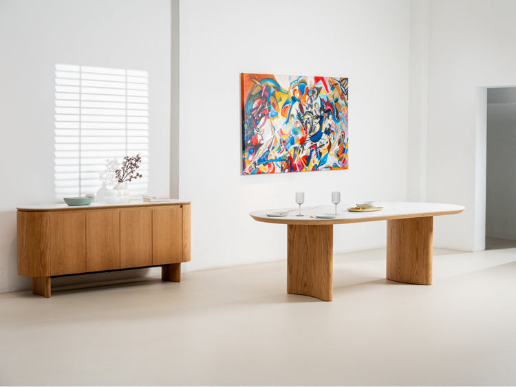 Lucerne Buffet Natural With Ceramic