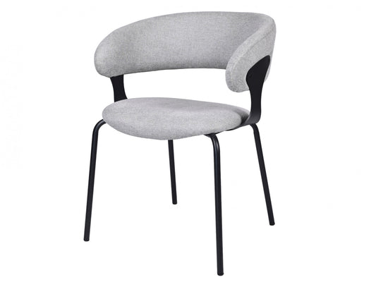 Kenny Dining Chair Silver Grey Set of 2