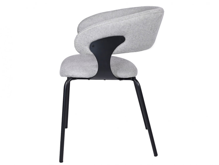 Kenny Dining Chair Silver Grey Set of 2